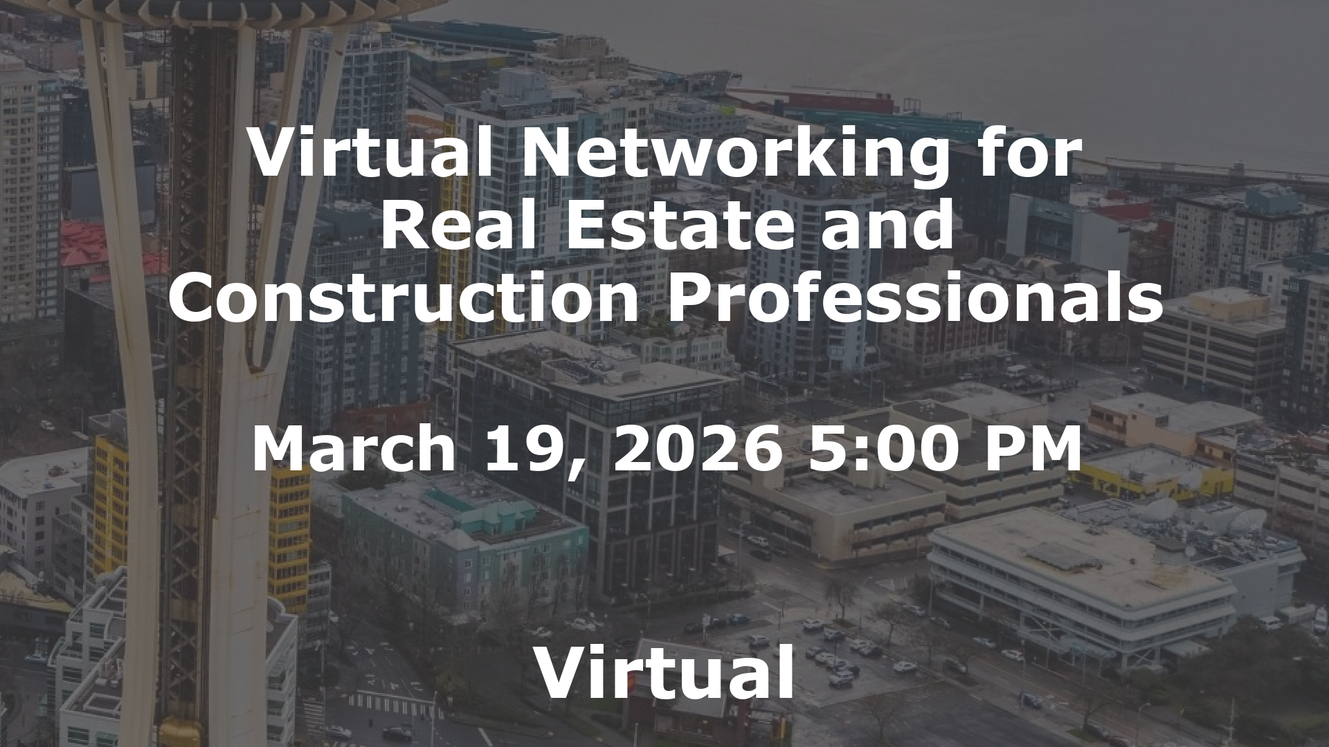 Virtual Networking for Real Estate and Construction Professionals event image